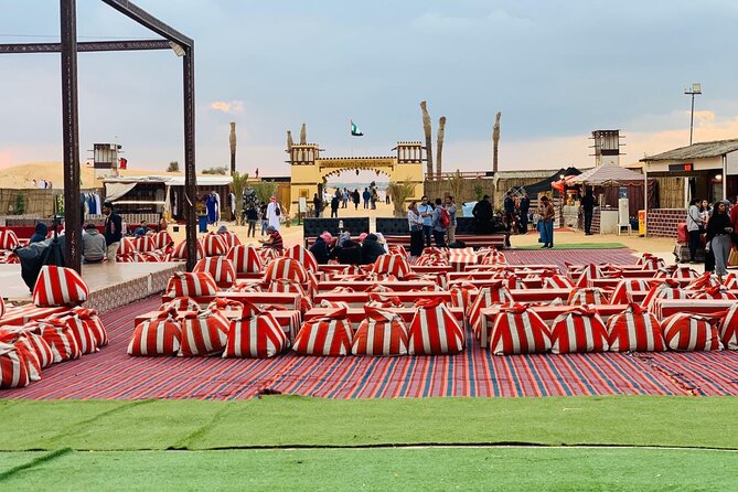 Desert Safari Dubai with BBQ Dinner & Camel Ride - BBQ dinner, vegetarian plates, and Jain food