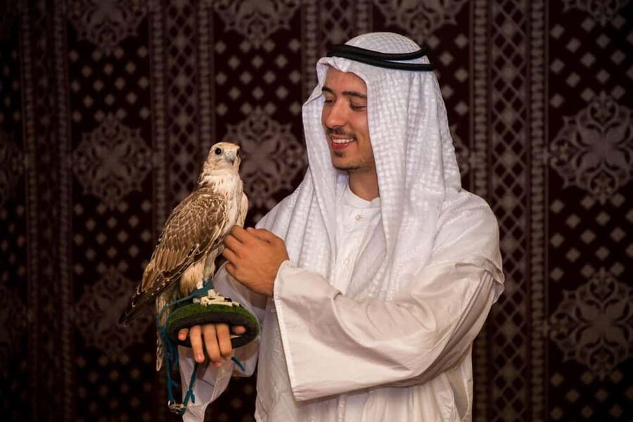 Desert Safari Dubai with Camel Ride, Sandboarding & Dinner - A short camel ride with an old desert feel