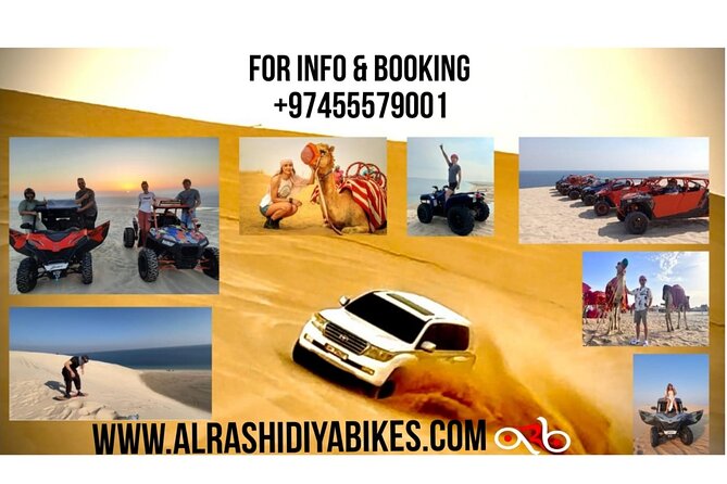 Desert Safari Dune Bashing Camel Ride Sand Surfing Atv or Buggy - The long road south from Doha