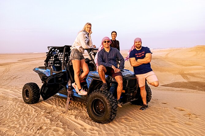 Desert Safari Dune Bashing Camel Ride Sand Surfing Atv or Buggy - Khor Al Udaid, where sand reaches the sea