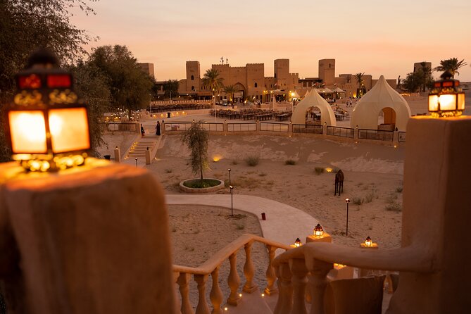 Desert Safari: Luxury Fortress Dinner, Camel Ride & Dune Bashing - Arriving at Al Sahra Desert Fortress
