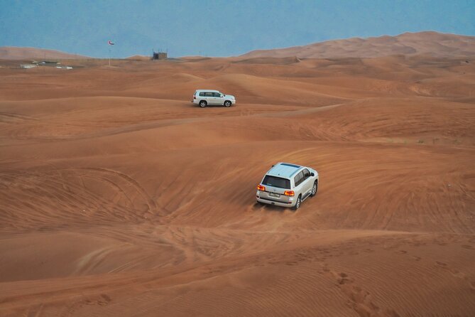 Desert Safari, Open Desert Quad Bike Experience with BBQ Dinner - 30 to 40 minutes of dune bashing in the same SUV