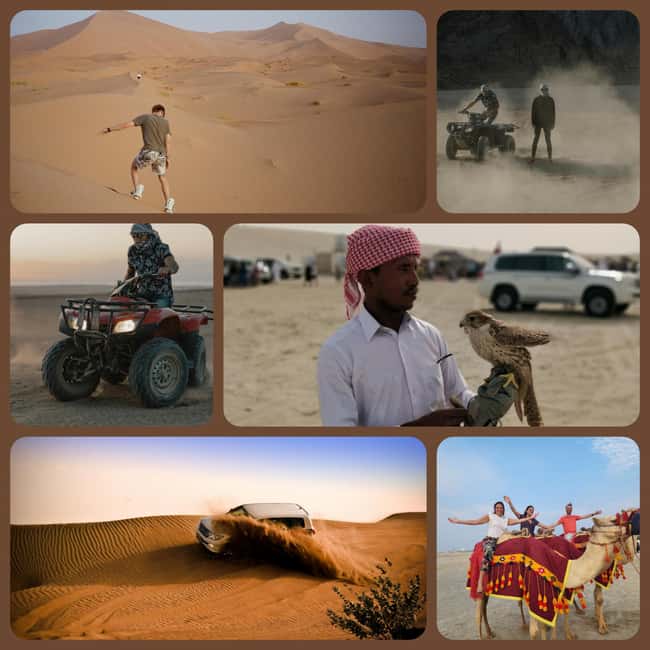 Desert Safari, QuadBike,Dune buggy, Sandboarding & CamelRide - The 4x4 dune-bashing ride
