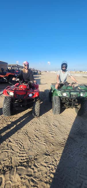 Desert Safari, QuadBike,Dune buggy, Sandboarding & CamelRide - The Inland Sea and the Saudi border