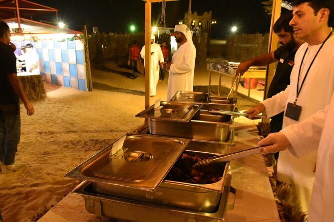 Desert Safari with BBQ Dinner from Dubai - A 20-plus dish Arabic BBQ buffet
