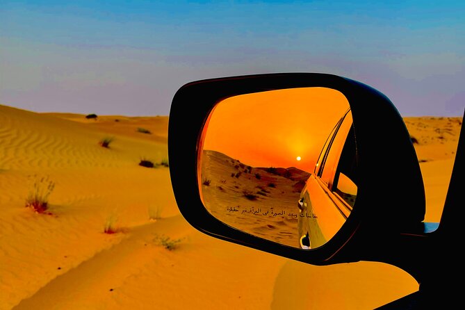 Desert Safari With BBQ Dinner, Quad Bike & Camel Ride from Dubai - Camel rides, sandboarding, and falcon photographs