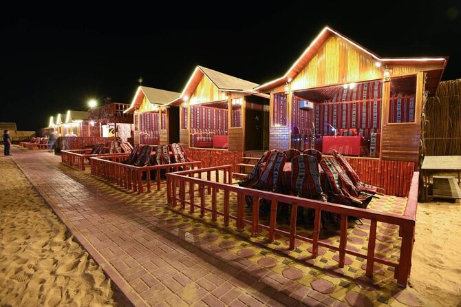 Desert Safari With BBQ Dinner, Quad Bike & Camel Ride from Dubai - Belly dancing, fire, and a long evening show