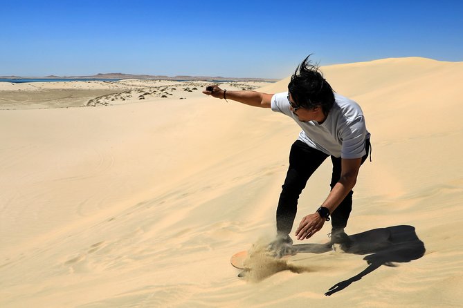 Desert Safari with Camel Ride, Sand Boarding & Inland Sea Tour in Doha - A short camel ride with plenty of photographs