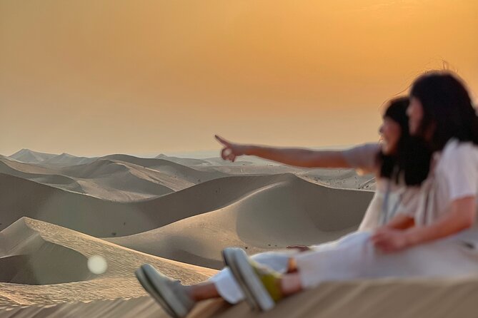 Desert Safari with Dune Bashing and Camel Ride plus Sand Boarding - The camel farm and first look at desert life