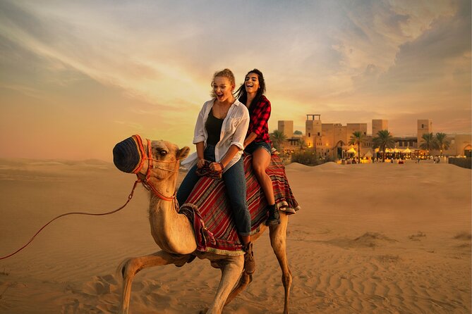 Desert Safari with Dune Bashing and Dinner In Dubai - Sunset photographs in the sand