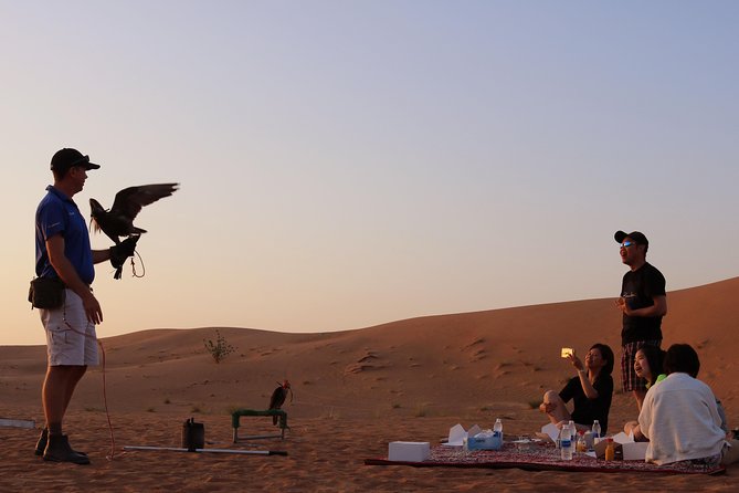 Desert Safari with Entertainment & BBQ Dinner-Heritage Camp - Dune bashing across red sand