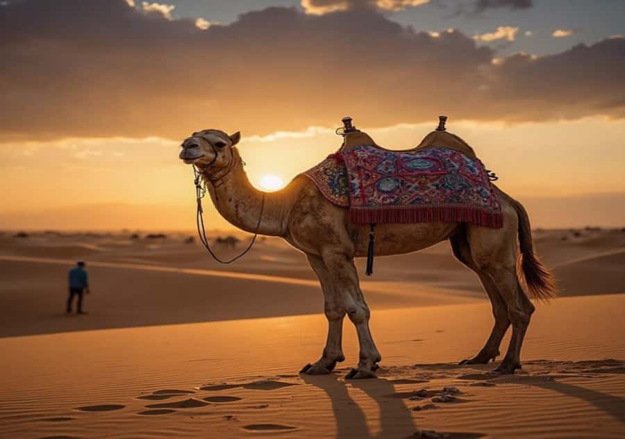 Doha Adventure Quad Bike Safari, Camel Ride & Refreshments - Quad biking across Qatar’s dunes
