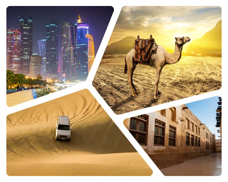 Doha: Combo City Tour, Souq Waqif & 4WD Desert Safari - The Pearl Qatar and Doha’s luxury side
