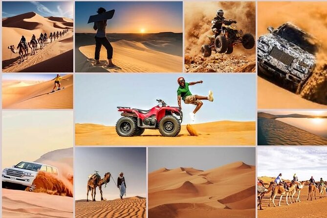 Doha: Desert Safari: Dune Bashing, Quad Bikes & Camel Rides - A short camel ride with time for pictures
