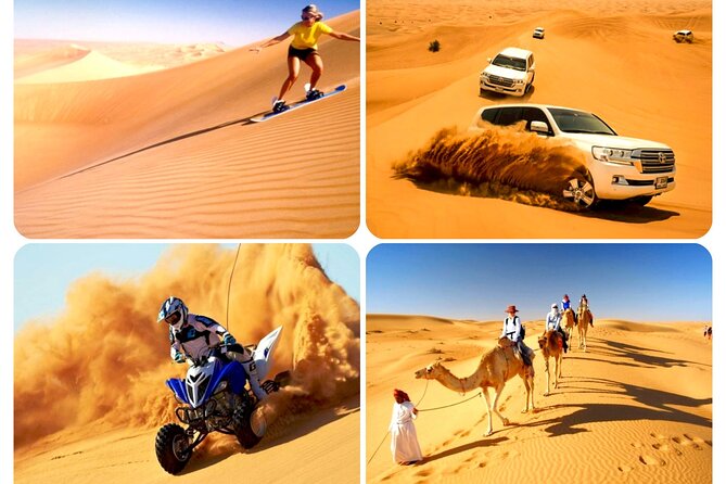 Doha: Desert Safari, Sand Boarding, Camel Ride & Inland Sea Tour - From Doha to the open desert