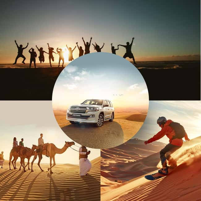Doha: Desert Safari, Sandboarding, Camel Ride and Inland Sea - Key points at a glance