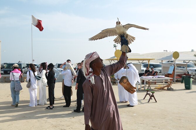 "Doha Desert : Safari, Sandboarding, Camel Ride & Inland Sea" - From Doha pickup to the desert road