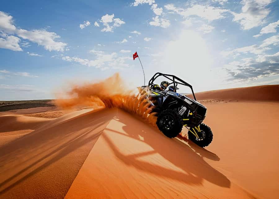 Doha: Desert Safari with Quad Bike, Sandboard & Camel Ride - From Doha streets to open sand