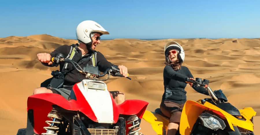Doha: DesertSafari with Quad Bike, Camel Ride & Sandboarding - Khor Al Adaid is worth the drive