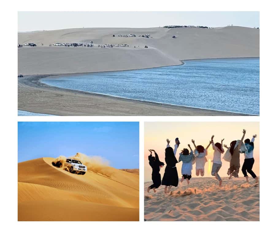 Doha: Guided Desert Safari Tour with Pickup & Drop Service - Sealine Beach: your first taste of desert activities