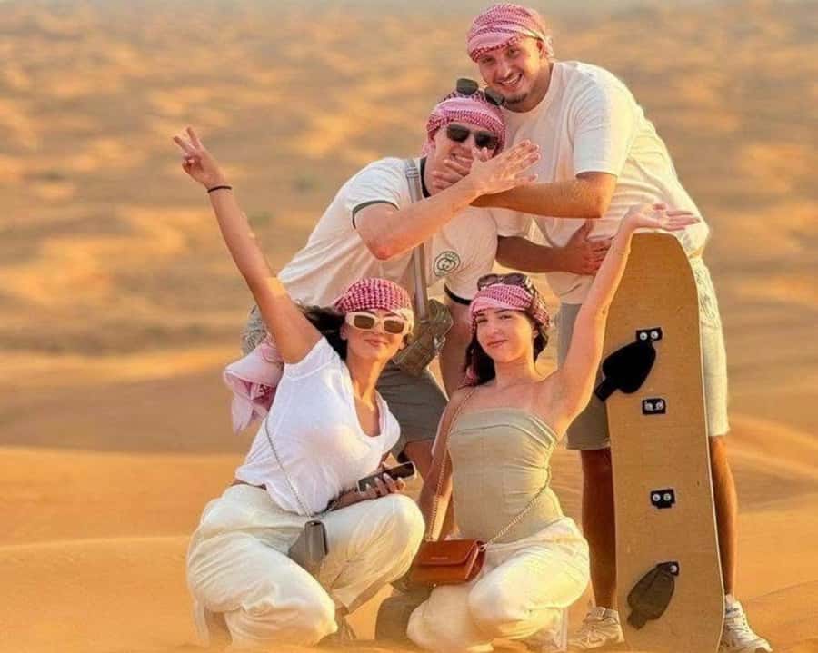 Doha: Half Day Desert Safari, Dune Bashing, Camel Ride - Dune bashing and sandboarding at Ash Shaqra