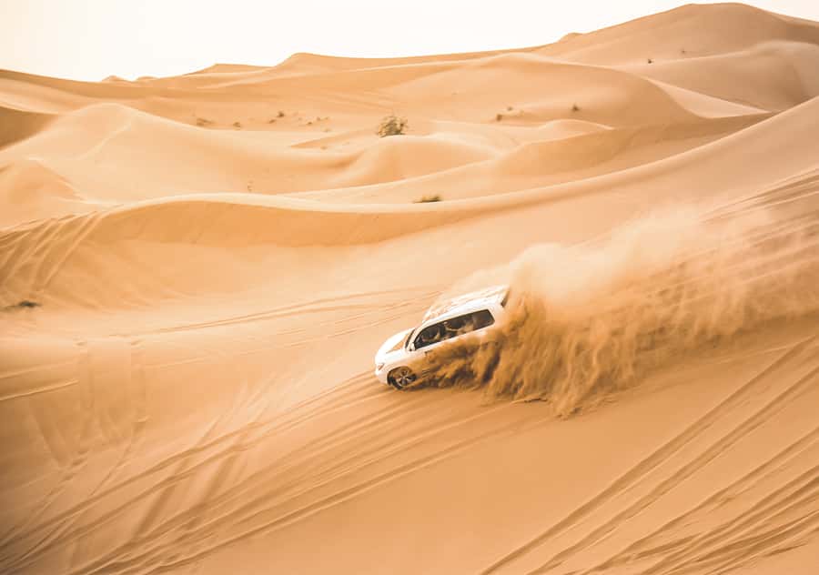 Doha: Half-Day Desert Safari, Quad Bike, Camels & Inland Sea - From National Museum Metro Station to the Open Desert