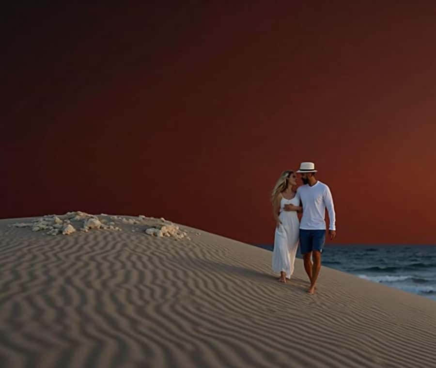 Doha: Night Inland Sea Desert Safari with Full Activities - Dune bashing under the moon