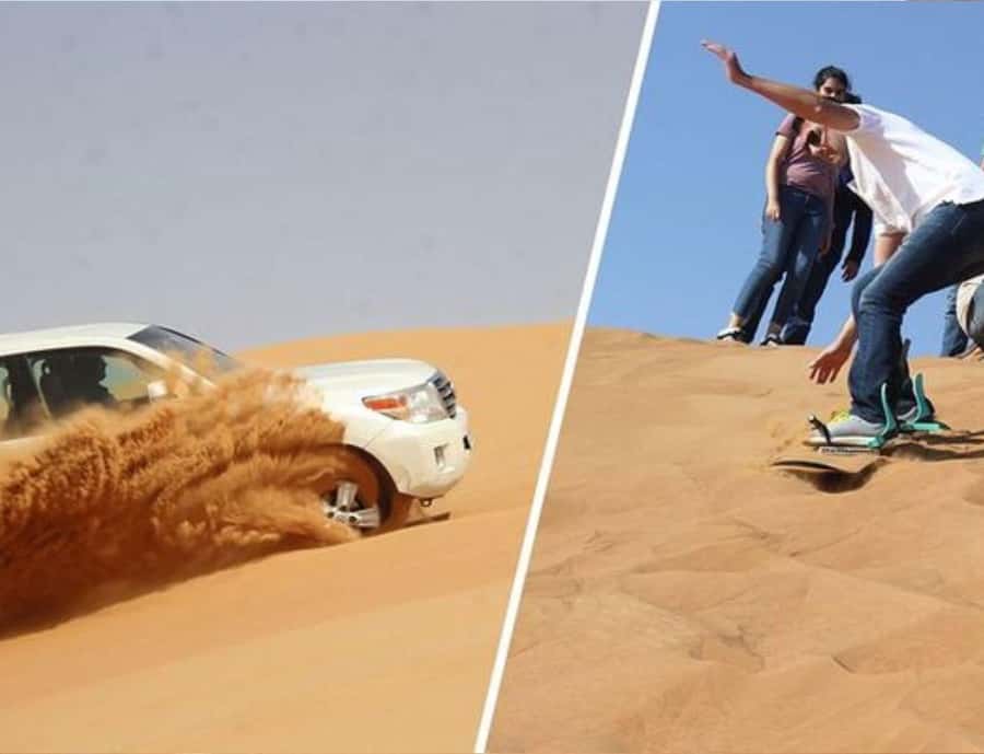 Doha: Night Inland Sea Desert Safari with Full Activities - A short camel ride with a different pace