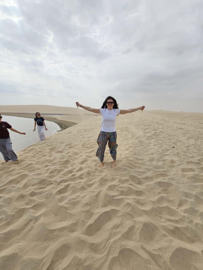 Doha:Private Desert Safari, Falcon, Sandboarding,inland sea - The Inland Sea is the visual highlight