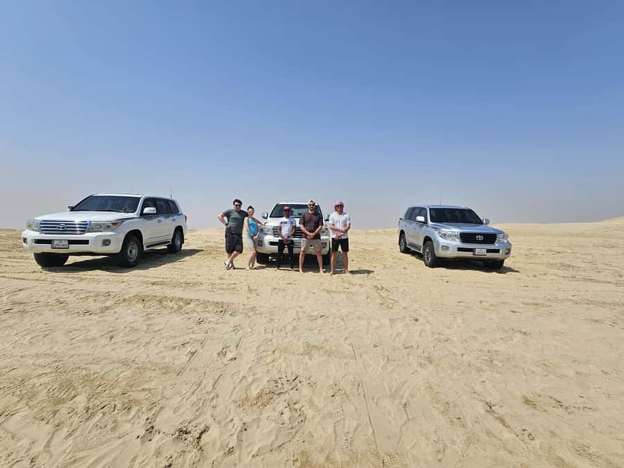 Doha:Private Desert Safari, Falcon, Sandboarding,inland sea - What the four-and-a-half-hour schedule feels like