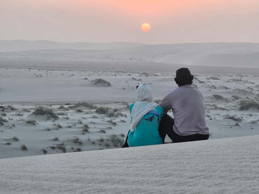 Doha: Quad Bike, Desert Safari, Buggy ride & inland sea tour - Sandboarding on the dunes