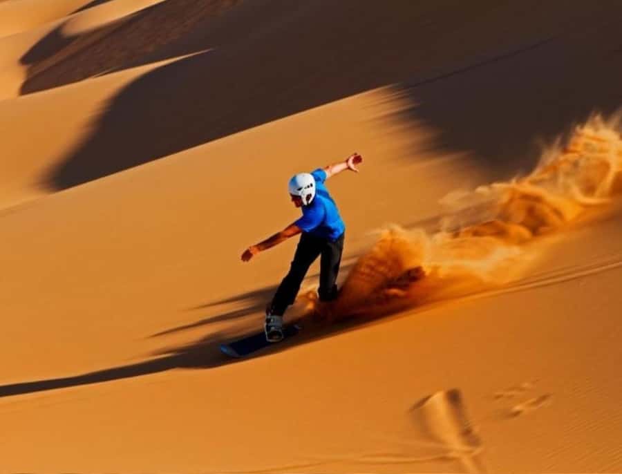 Doha: Safari, Camel Ride, Sandboarding and Inland Sea Tour - From Doha to the open desert