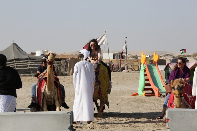 Doha; Sunrise Desert Tour and camel safari 4hrs - The Inland Sea and the meeting of sand and water