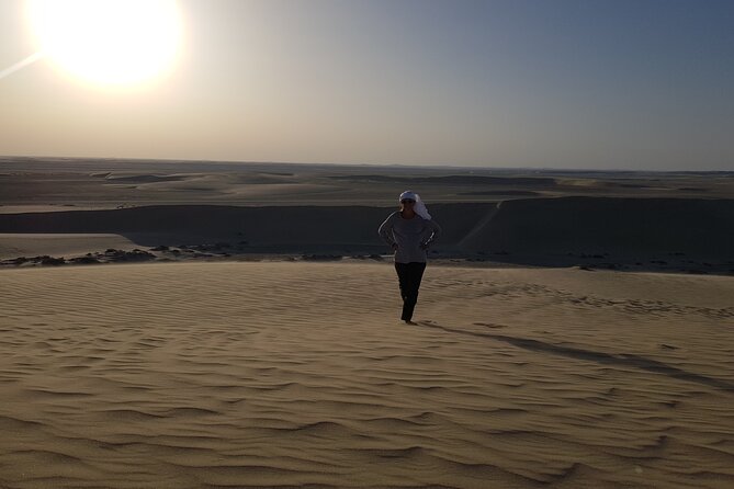 Doha: Sunrise /Sunset Desert Safari with Sand Boarding,Camel ride - Who will enjoy this desert safari most?