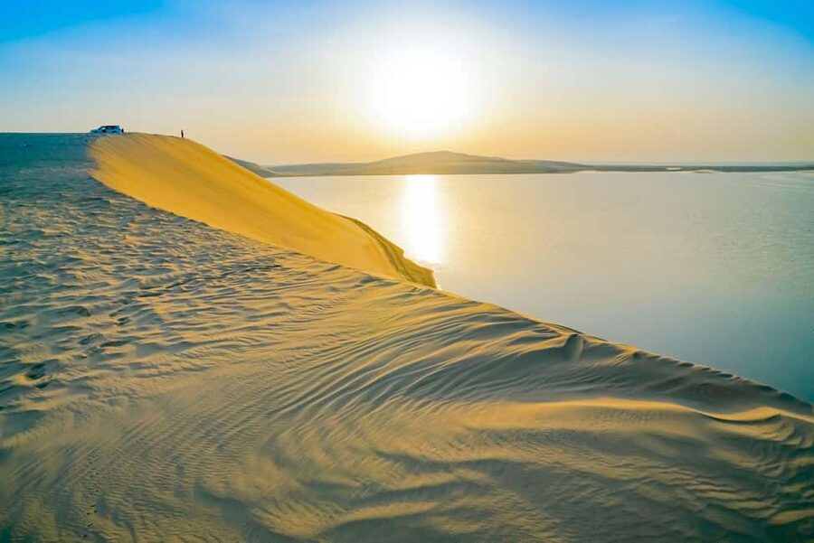 Doha: Sunset Desert Safari, ATV, Camel Ride and Sandboarding - Timing, comfort, and safety