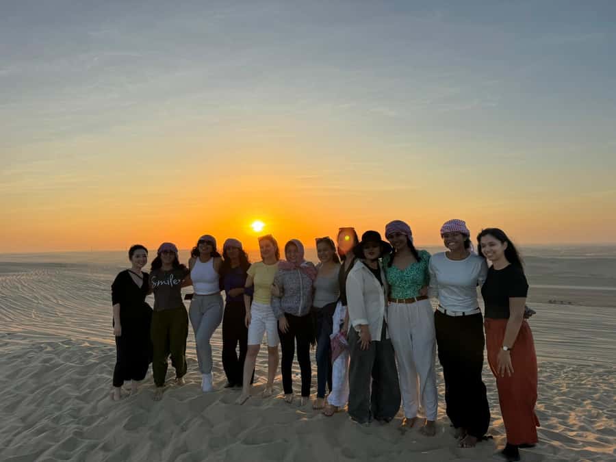 Doha: Sunset Safari, Dune Bashing, Sandboarding & Camel Ride - Sandboarding without an extra rental fee