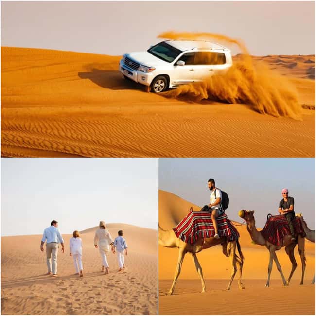 Doha: Transit Desert Safari , CamelRide, Sandboarding - Dune bashing across the golden sand