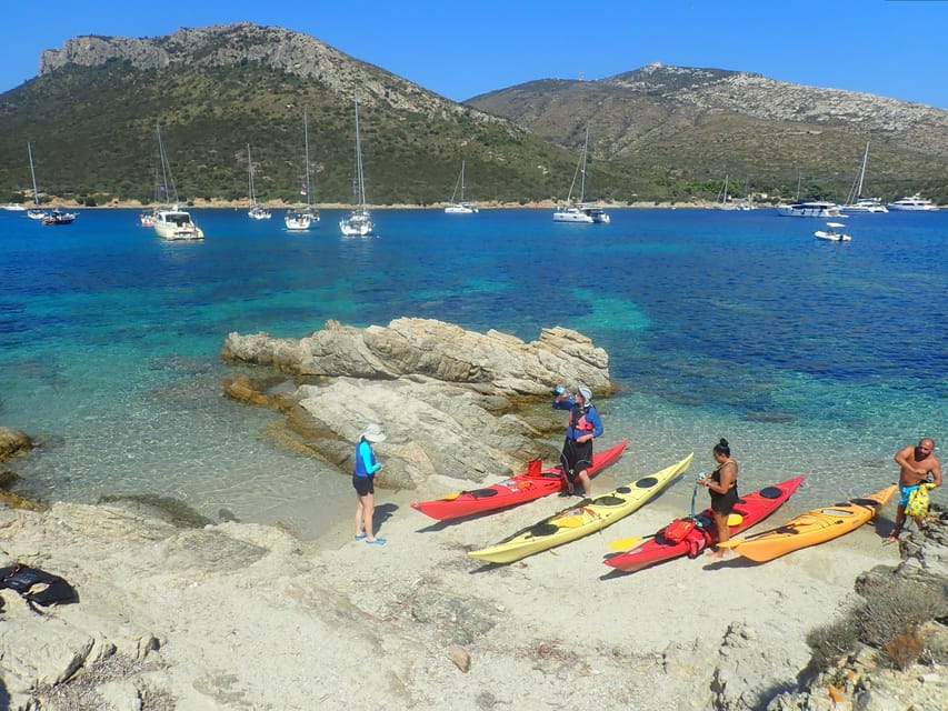 Dolphin Kayak Safari at Sunset at Golfo Aranci - Paddling toward Isola di Figarolo