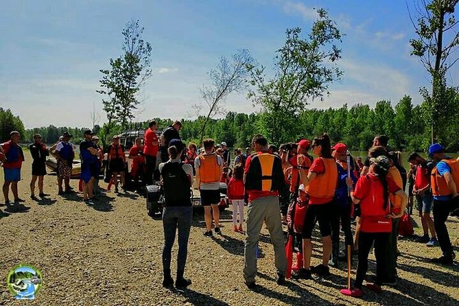Drava Rafting Safari - Safety gear and the start of the trip