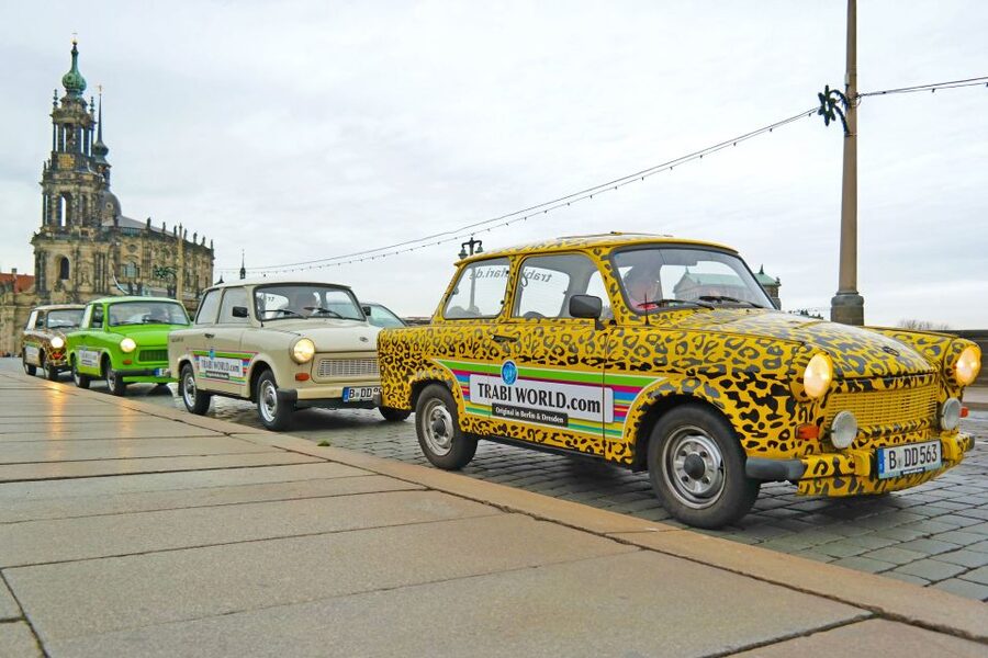 Dresden: 2 hour 15-Minute Trabi Safari - Dresden’s old town from behind the wheel