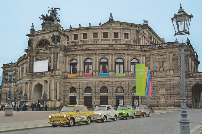 Dresden Live-Guided Self-Drive Trabi Safari City Tour 1h15min - Neustadt, Yenidze, and Dresden’s changing character