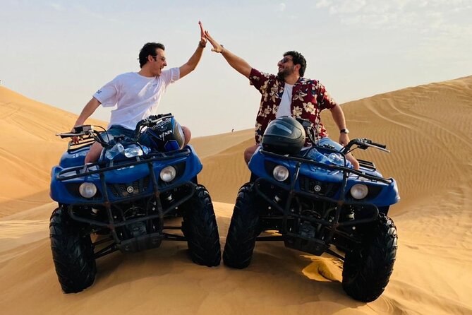 Dubai: Adventure Quad Bike Safari, Camel Ride & Refreshments - Tea, dates, and a welcome break