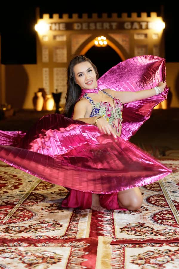 Dubai: Bedouin Camp, Dune Safari, Falcon Show & BBQ Dinner - BBQ dinner under the stars