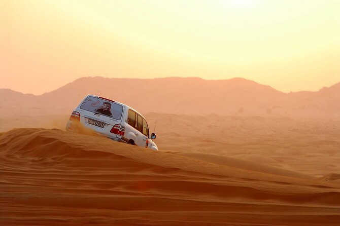 Dubai City Tour and Evening Desert Safari Combo - Sandboarding, sunset, and the camel stop