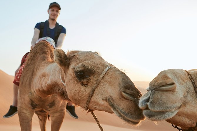 Dubai Desert Bespoke: Red Dunes Safari, Camel Ride & BBQ Options - The tire stop before the main action