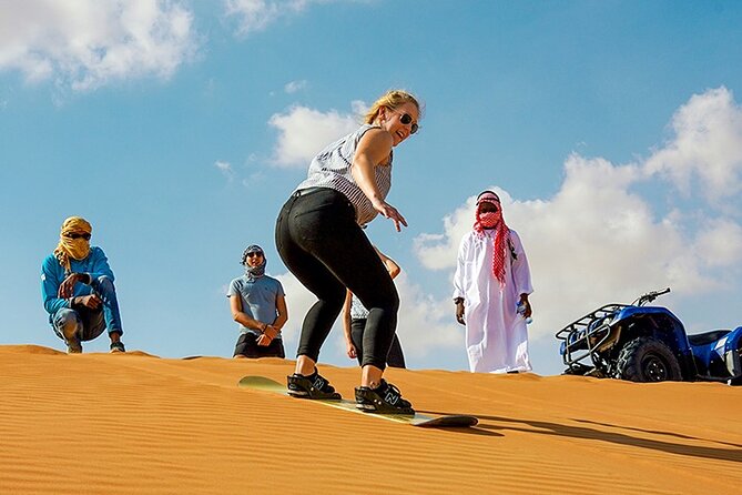 Dubai Desert Safari Adventure, 60mins ATV, Camel Ride, Shows, BBQ - A long afternoon in Dubai’s red desert