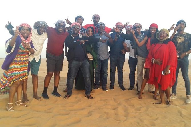 Dubai Desert Safari Adventure, 60mins ATV, Camel Ride, Shows, BBQ - The traditional camp after dark