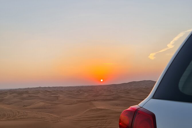 Dubai Desert Safari & Buffet Dinner and Camel ride with PRIVATE CAR - A short camel ride at the shared camp
