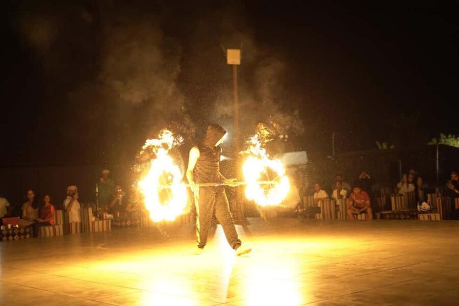 Dubai: Desert Safari, Camel Ride, Quad Bike & BBQ Dinner - Sandboarding is simple, sandy fun