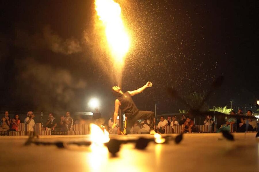 Dubai: Desert Safari, Camel Ride, Quad Bike & BBQ Dinner - The fortress camp turns the evening into a show